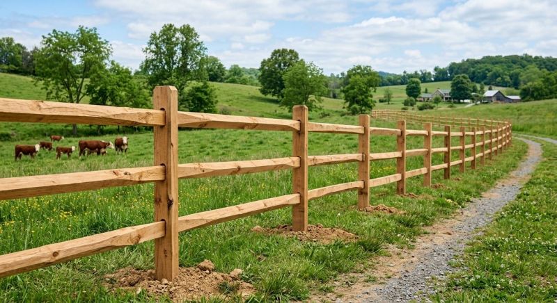 Ranch Fence Replacement in Roseville, CA